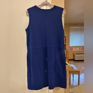Elegant Blue Sleeveless Dress